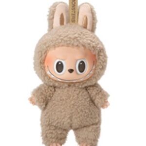 Cream and Tan Key & Card Holder